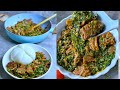 HOW TO COOK SADZA , BEEF & GREENS FROM START TO FINISH.