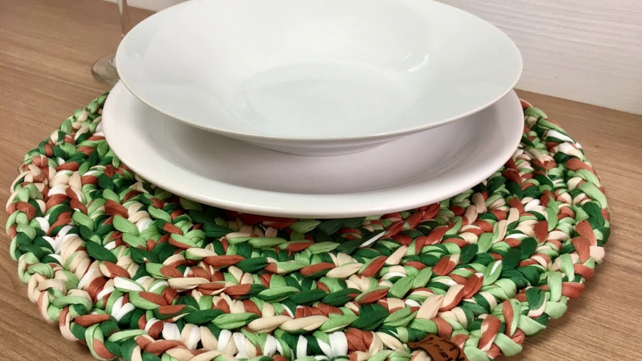 Sousplat Fio de Malha Estampado com Marcelo Nunes