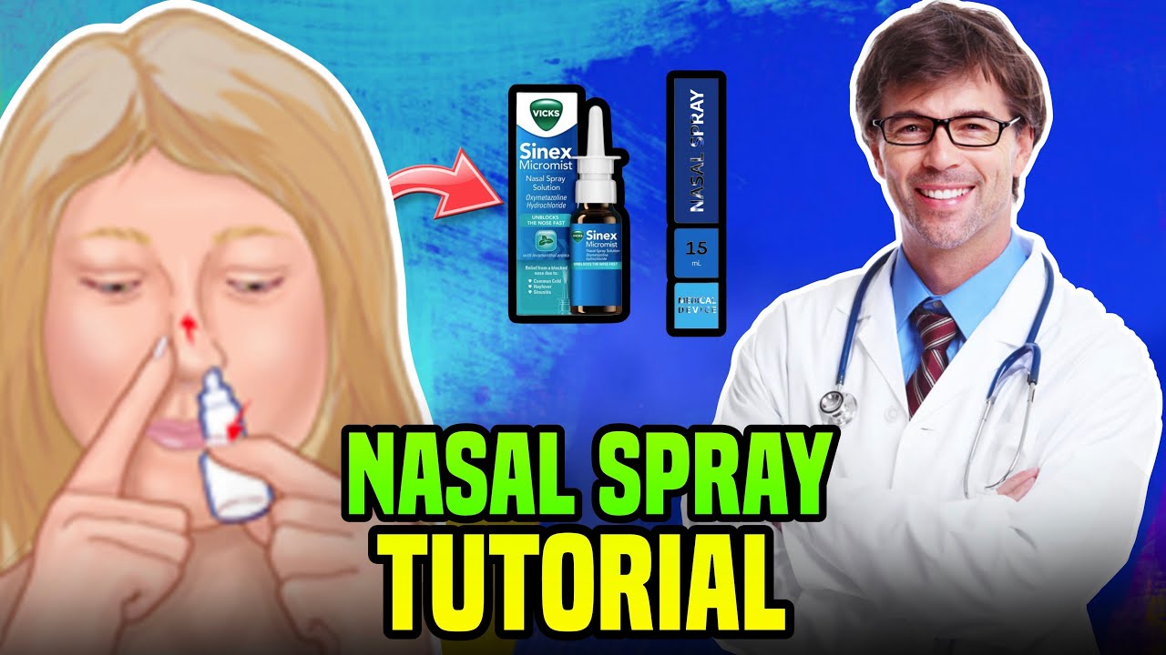 How to use nasal spray YouTube