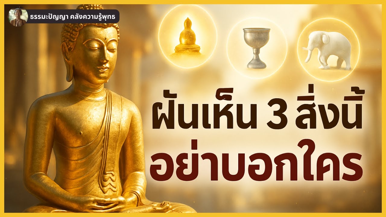 ถ้าฝันเห็น 3 สิ่งนี้ ห้ามบอกใครเด็ดขาด! หลวงปู่มั่นสอน ลางเทวดามาโปรด
