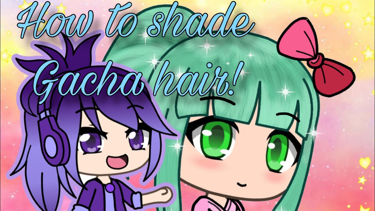 How to shade hair for beginners | Gacha - YouTube