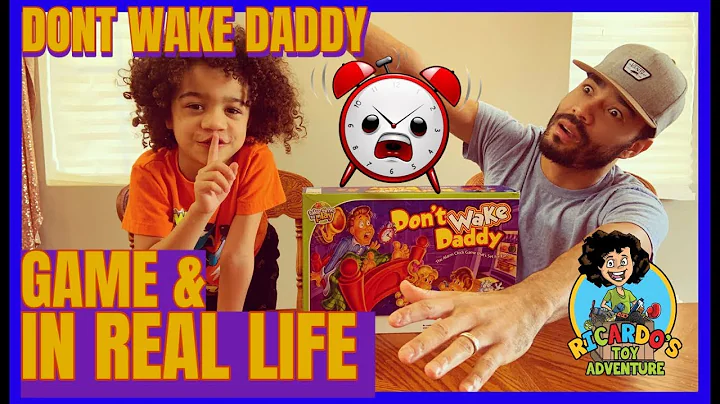 Playing Dont Wake Daddy in Real Life and Board Game + unboxing surprise