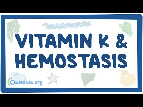 Vitamin K and hemostasis