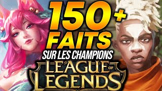 162 Faits Sur Les Champions De League Of Legends Partie 1