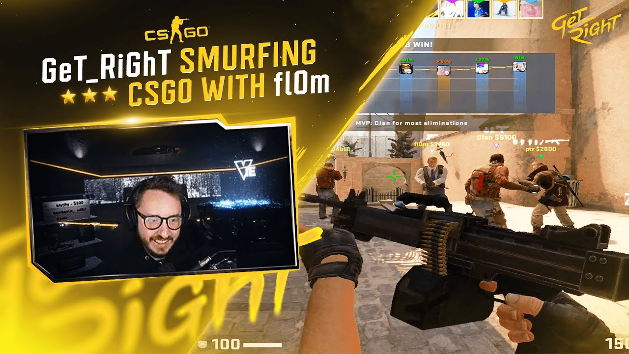 GeT_RiGhT | Smurfing CS:GO with @fl0m - YouTube