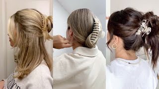 تسريحات 2022 ❤️تسريحات بمشبك الشعر (claw clip hairstyles)