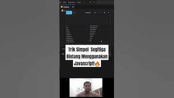 Trik Simpel  Segitiga Bintang Menggunakan Javascript!🔥 #shorts #coding #belajarcoding #javascript