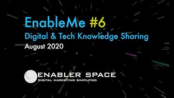 [Webminar 28 Aug 2020] The New Marketing 2020 - Emerging New World Marketing Trends & MarTech Stack