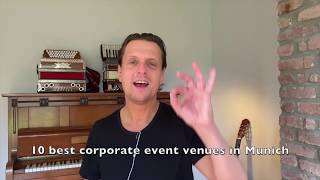 10 best venues in Munich for corporate events 2024