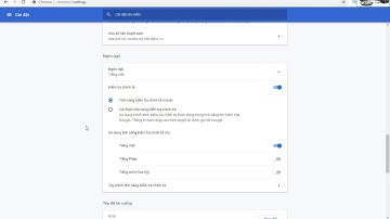 Thay đổi ngôn ngữ trong google chrome