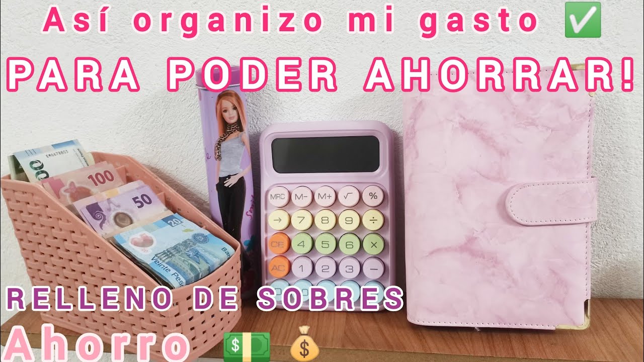 ASÍ RINDE MI GASTO 💰 Y PUEDO AHORAR 💵 RELLENO DE SOBRES ✉️ LA MEJOR ORGANIZACIÓN 📙