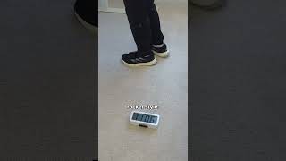 One SPOT challenge. How long can I stand before Im tired wearing the Adidas Supernova Rise