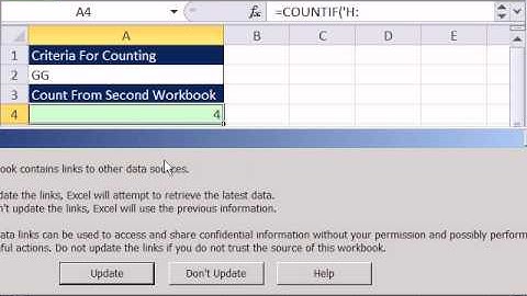 Excel Magic Trick 723: COUNTIF Error With Workbook References, Use SUMPRODUCT Instead