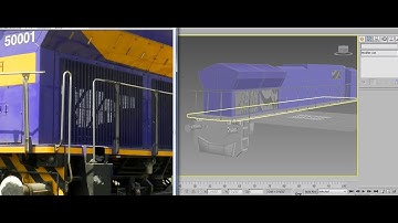 Tutorial on Modeling & Texturing a WDG 5 Bheem Locomotive Engine in 3dsmax ( Part 4)