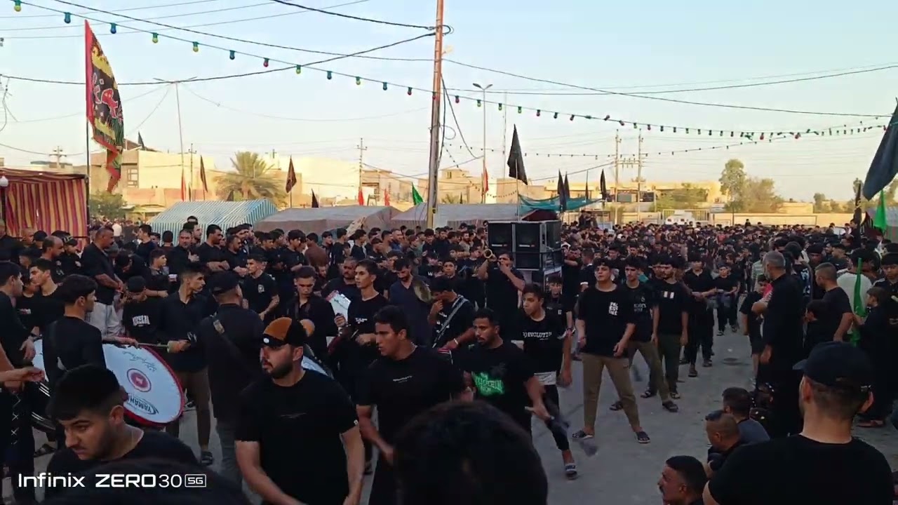 محافظة ديالى قضاء بلدروز اهالي مندلي موكب عشاق الحسين (ع) 3 محرم 2025