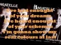 BAGATELLE - TRUMP CARD ( LYRICS ) VINYL 1980