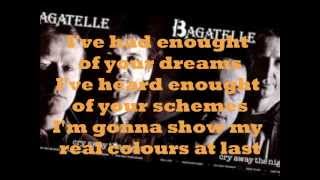 BAGATELLE - TRUMP CARD ( LYRICS ) VINYL 1980