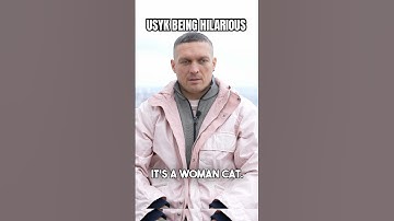 USYK BEING A COMEDIAN 😂