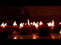 Candles are burning. video for relaxation. 2 hours