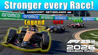 Last to P1 at Zandvoort in F1 26! (But the AI always gets stronger)