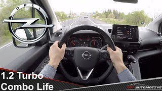 Opel Combo Life 1.2 Turbo POV Test Drive + Acceleration 0 - 170 km/h 