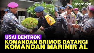 Komandan Brimob Polri Datangi Marinir AL Usai Anak Buah Terlibat Bentrok di Sorong