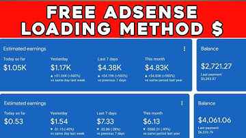 FREE Adsense Loading method 100$ per day | Adsense Loading trick / course | adsense loading