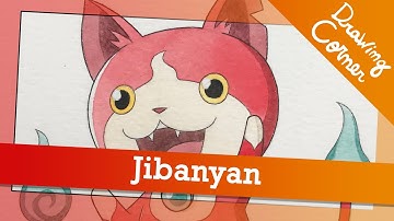 Drawing JIBANYAN from YO-KAI WATCH - Drawing Corner