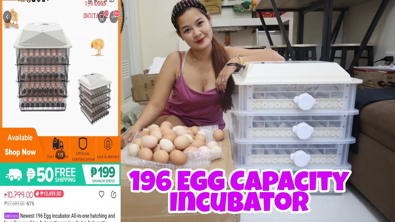 Unboxing my New Egg Incubator from Lazada (196 egg Capacity) Sulit ang bayad ko dito! Super ganda ☺️