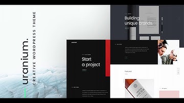 Uranium - Creative Portfolio WordPress Theme | Themeforest Website Templates and Themes