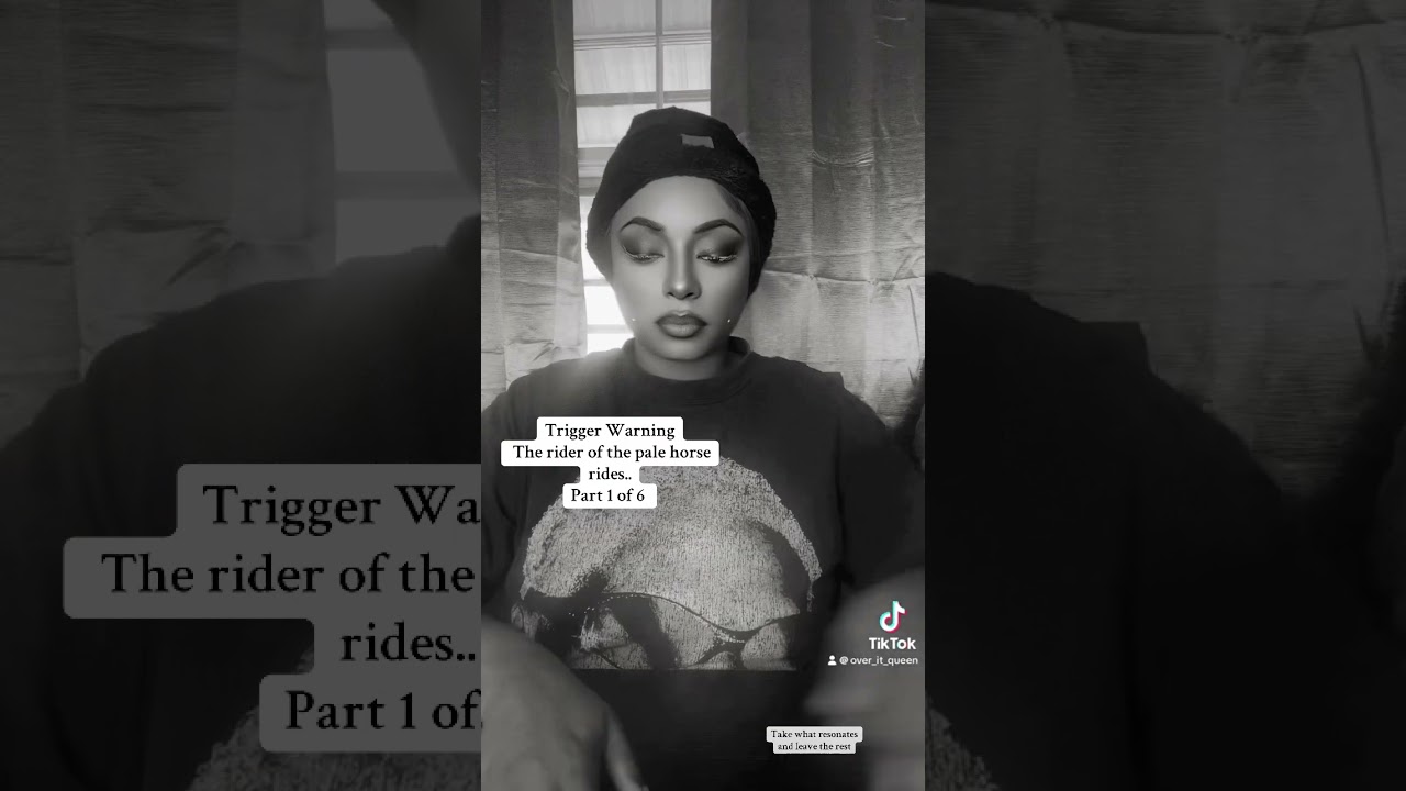 Trigger warning ⚠️ the rider of the pale 🐴 rides. Pt. 1 of 6 