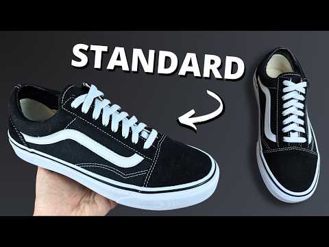 HOW TO LACE VANS OLD SKOOLS (STANDARD WAY)
