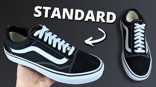 HOW TO LACE VANS OLD SKOOLS (STANDARD WAY)