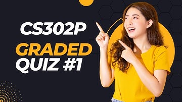 CS302 P Graded Quiz#1 #cs302 #302P #vu