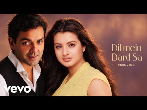 Dil Mein Dard Sa ( Lyrical Video ) | Udit Narayan, Alka Yagnik | Bobby Deol, Ameesha Patel | Kranti