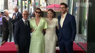 Emily Blunt, John Krasinski, Stanley Tucci &amp; Felicity Blunt Celebrate Together at the Walk of Fame