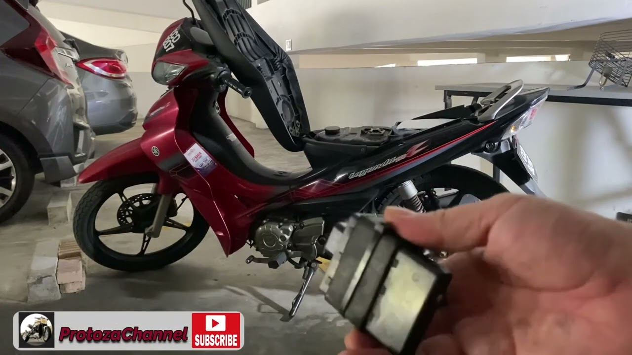 Cara Tukar Bateri Motor Dan Elektronik YAMAHA LAGENDA 110Z... YouTube