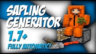 Fully Automatic Sapling Generator [Minecraft 1.7.2 Duplication Glitch]