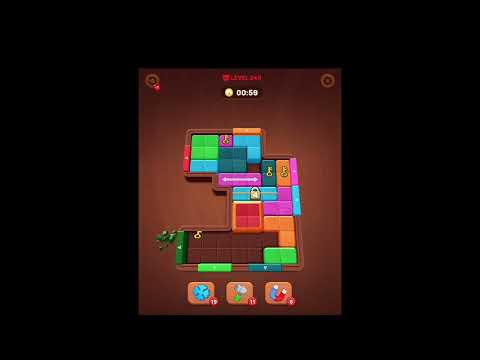 Wood Away Block Puzzle Levels 241-242-243-244-245-246-247-248-249-250 Walkthroughs