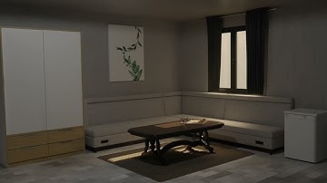 Blender Room Design #liminalspace  #shorts     #blender #liminalspace #render #texture