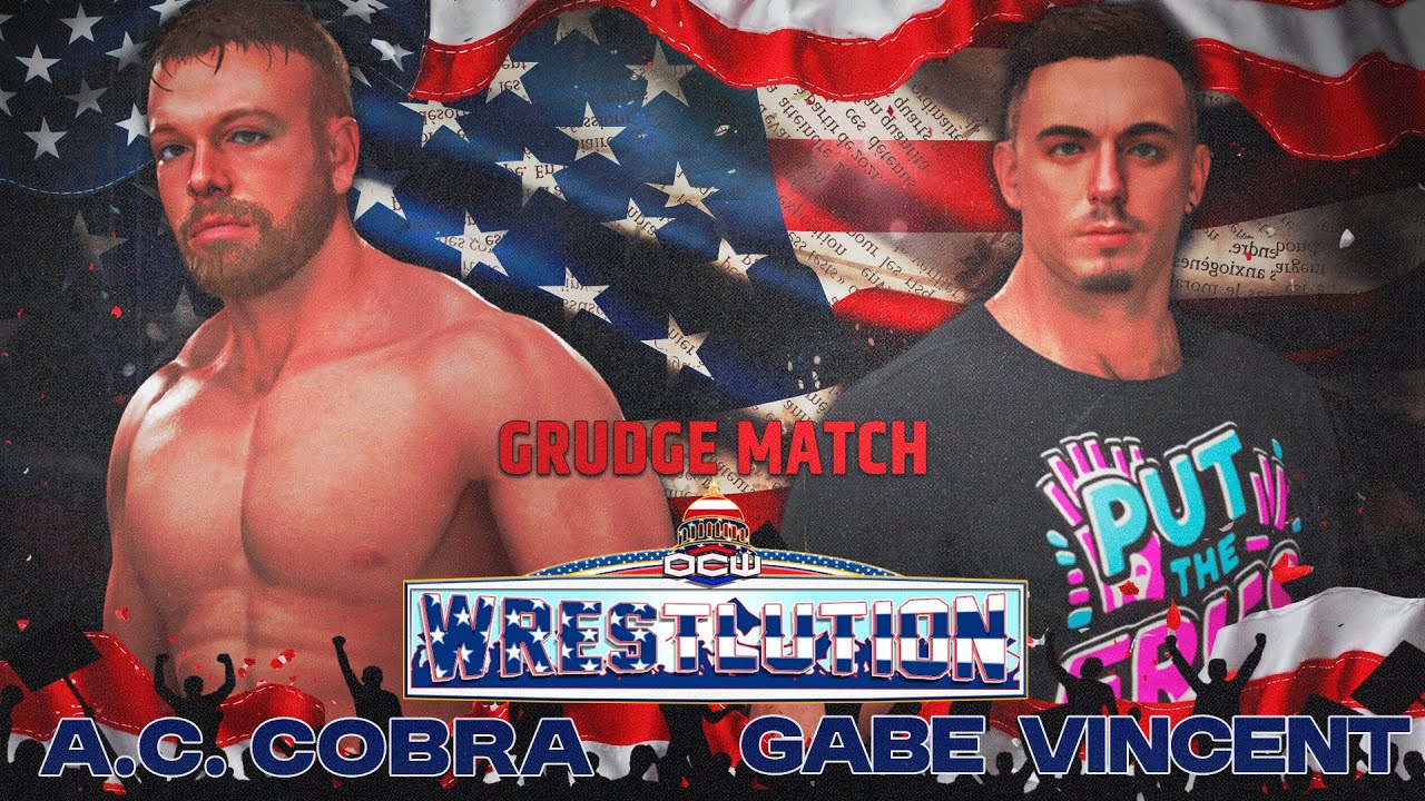 GRUDGE MATCH A.C. Cobra vs. Gabriel Vincentr - OCW Wrestlution 19 (w/Commentary)