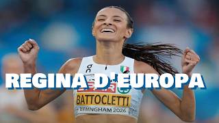 Nadia BATTOCLETTI soars in the 10 000 meters final it s a golden double for the Queen of Europe