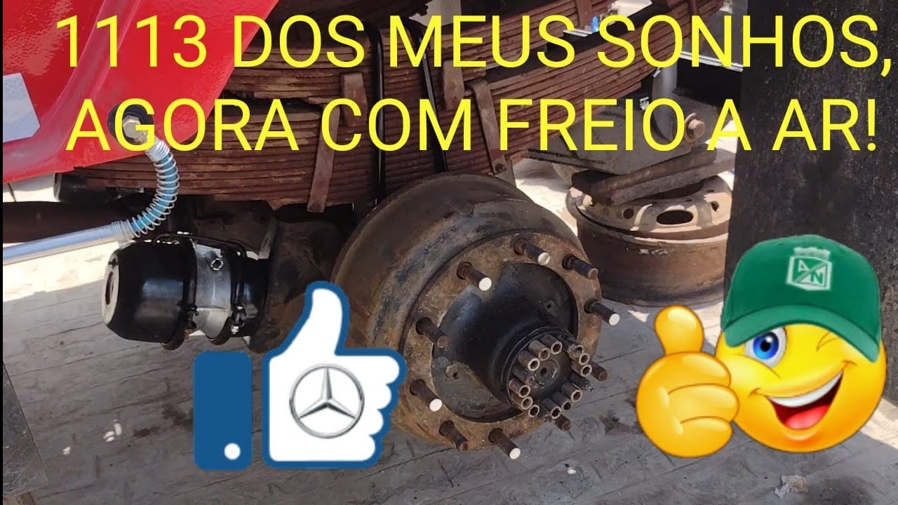 ADAPTANDO FREIO A AR NA MINHA 1113 DOS MEUS SONHOS!