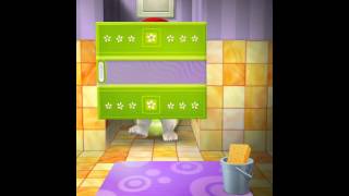 Video Thumbnail for [My Talking Tom] Tom is scared in the bathroom.D:!!!!!!!!!