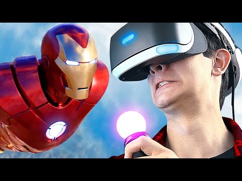 Железный Человек PS VR Прохождение - Часть 1 - САМОЛЁТ СТАРКА