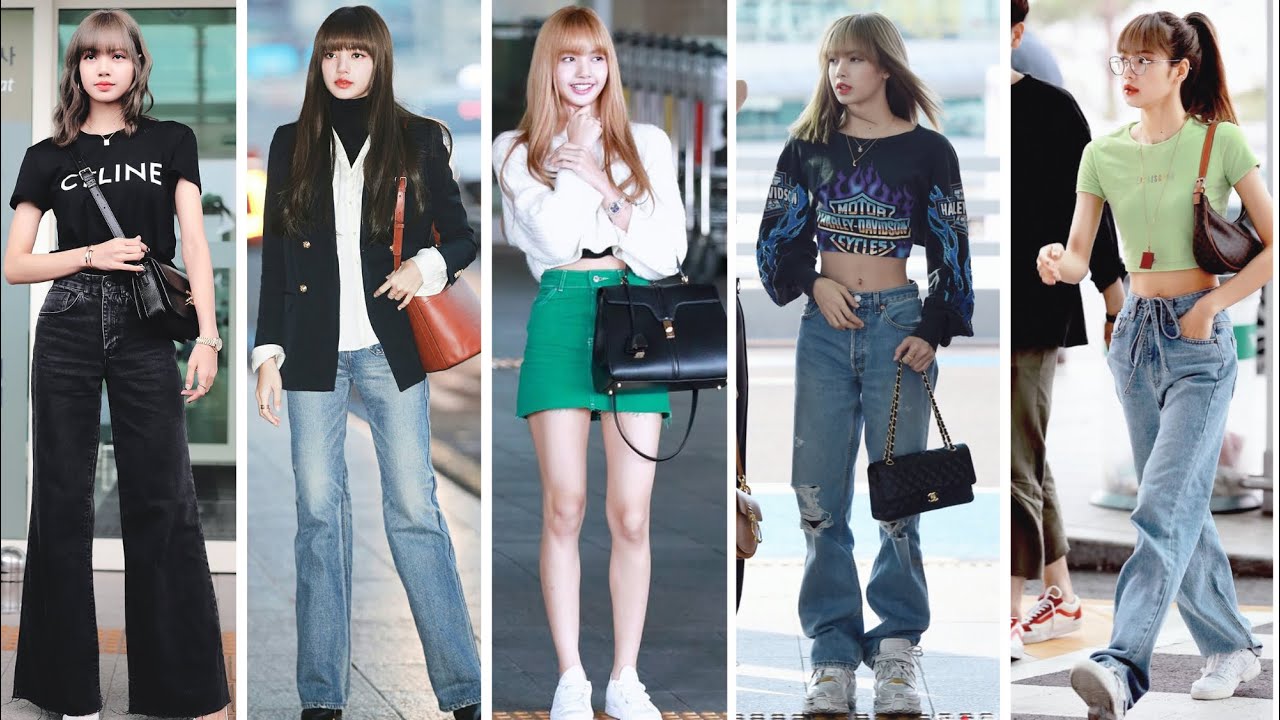 LISA BLACKPINK AIRPORT FASHION | ลิซ่า แบล็กพิงก์ แฟชั่นสนามบิน