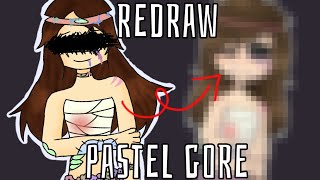 Redraw • pastel gore • speedpaint