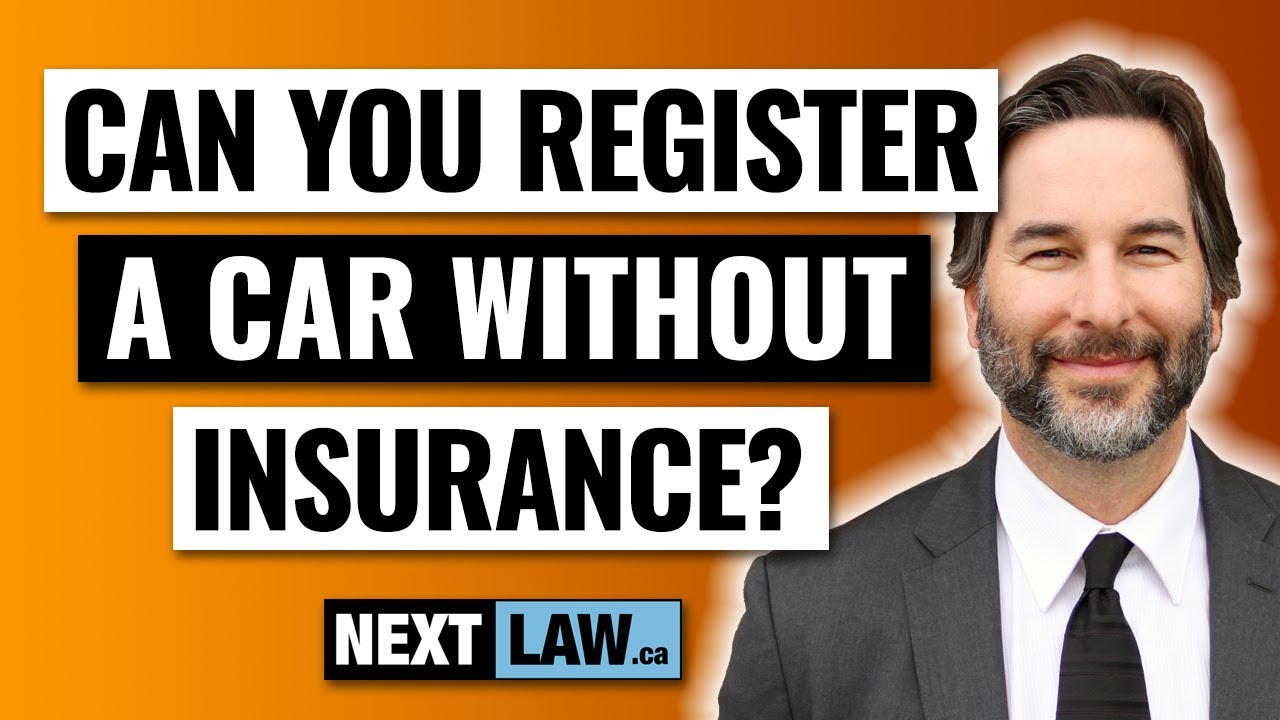 Can I register a car without insurance in Ontario? - YouTube