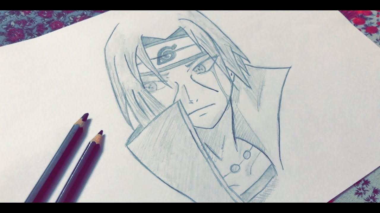 How to Draw Itachi Uchiha — Easy Drawing - Storiespub - Medium