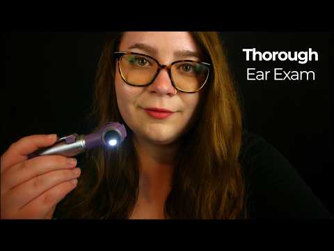 Thoroughly Examining Your Ears (Otoscope, Palpation, Hearing Tests) 🩺 ASMR Medical Roleplay